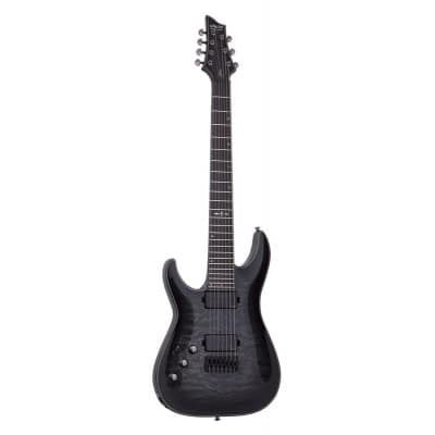 SCHECTER C-7 HELLRAISER LH TRANS BLACK BURST