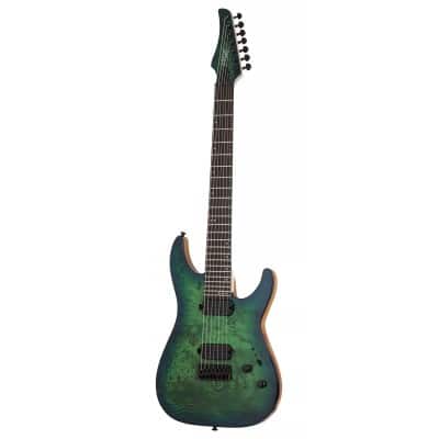 SCHECTER C-7 PRO AQUA BURST