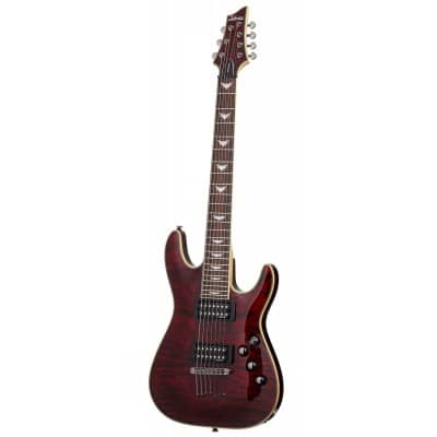 SCHECTER OMEN 7 EXTREME BLACK CHERRY