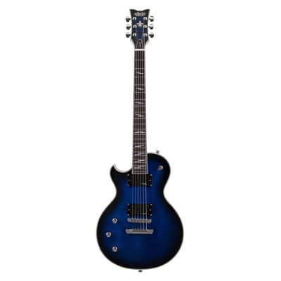 SCHECTER SOLO-II SUPREME LH SEE THRU BLUE BURST