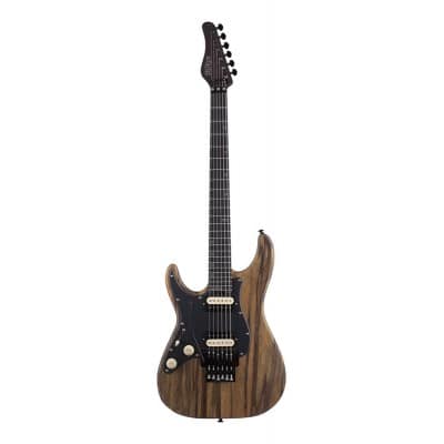 SCHECTER SS EXOTIC SUNVALLEY LH BLACK LIMBA