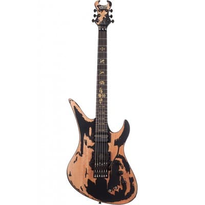 SYNYSTER GATES CUSTOM RELIC FLOYD-ROSE, SUSTAINIAC PICKUP - DISTRESSED SATIN BLACK