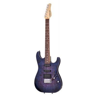 SUNSET II USA CUSTOM BLUE CRIMSON FLAME