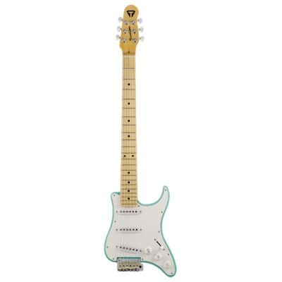 GUITARE DE VOYAGE TYPE STRATOCASTER - SURF GREEN