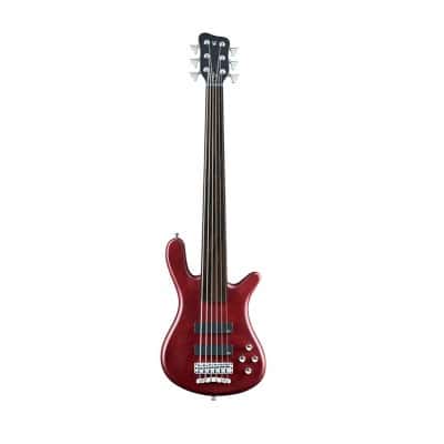 WARWICK BASS GPS STREAMER LX 6 FRETLESS - BURGUNDY RED SATIN