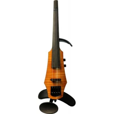 ELECTRIC WAV VIOLIN 4 STRINGS / SINGLE PIEZO - AMBERBURST