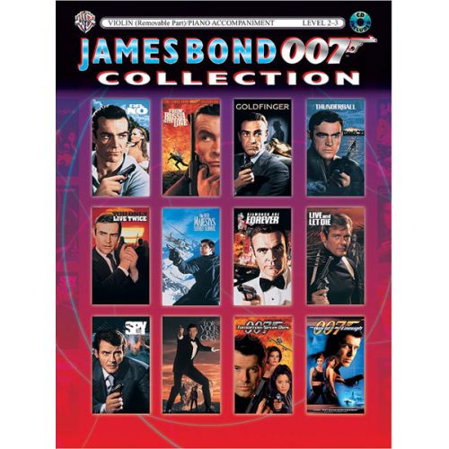 ALFRED PUBLISHING BARRY JOHN - JAMES BOND COLLECTION - VIOLIN AND PIANO