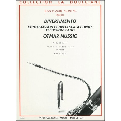NUSSIO - DIVERTIMENTO - CONTREBASSON ET ORCH (RÉD PIANO + LOC)
