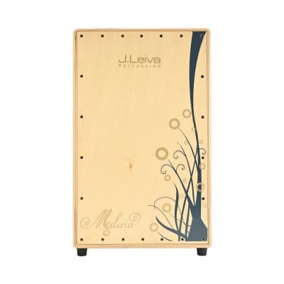 J LEIVA PERCUSSION CAJON MEDINA BLANC VERNIS