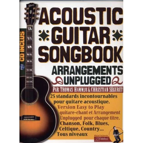 ACOUSTIC GUITAR SONGBOOK REBILLARD TAB + CD