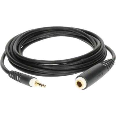 KLOTZ EXTENSION CABLE BLACK 3M JACK 3P - SOCKET 3P 