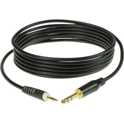 KLOTZ CABLE 90 CM JACK 3P - MINI JACK 3P, OR