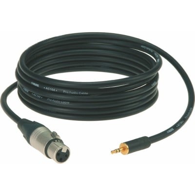 KLOTZ XLR FEMELLE NEUTRIK - MINI JACK 3 M OR