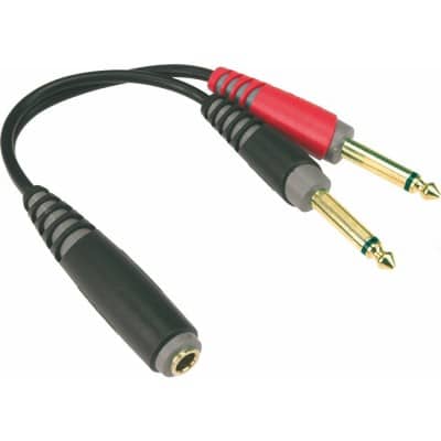 AYS-5 ADAPT Y STEREO 20 CM JACK - JACK