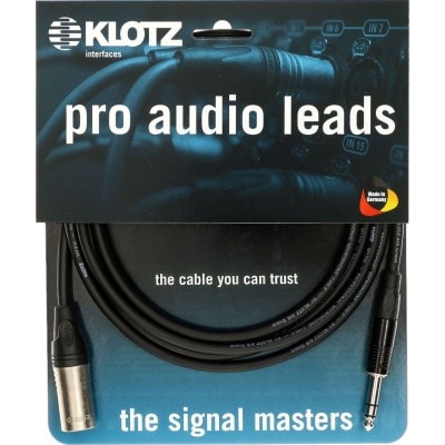 Klotz M1ms1k0200 Cable Audio Symetrique My206 Noir 2,0 M