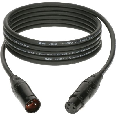 M2 MIC CABLE NOIR 3M