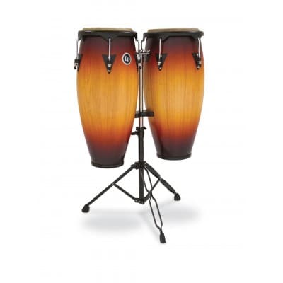 LP LATIN PERCUSSION SET CONGAS SÉRIE CITY 10" - 11" LP646NY-VSB