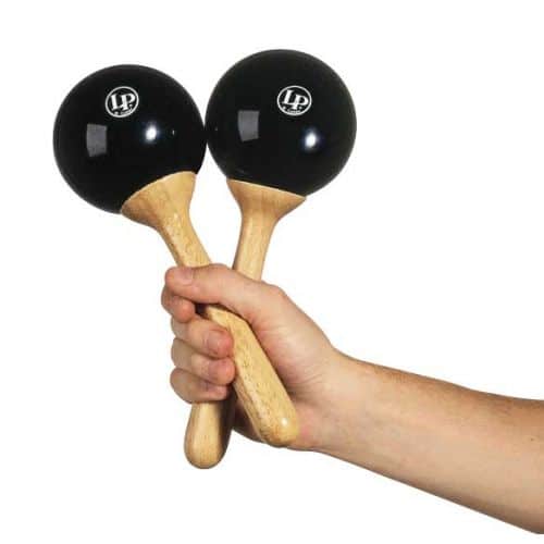 LP389 - MARACAS FIBRE MANCHE BOIS 