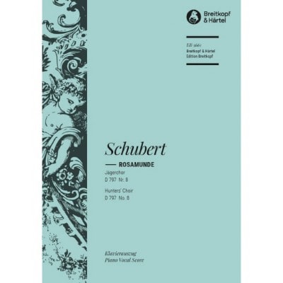  Schubert Franz - Jagerchor D797/8 - Piano