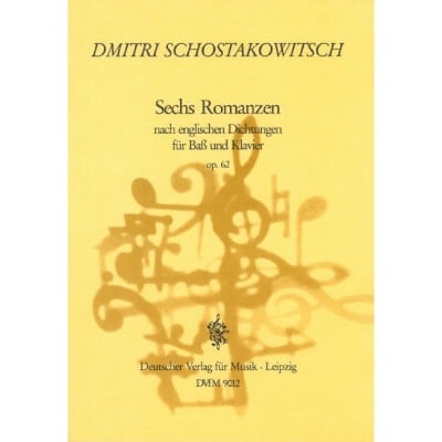 EDITION BREITKOPF 6 ROMANZEN NACH ENGLISCHEN DICHTUNGEN OP. 62