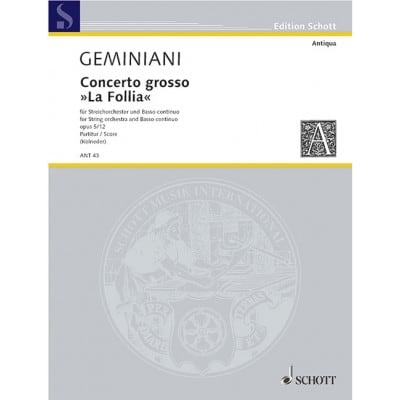 GEMINIANI FRANCESCO - CONCERTO GROSSO