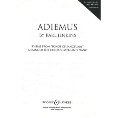  Jenkins Karl - Adiemus - Mixed Choir  And Piano