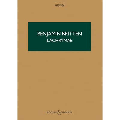 Britten B. - Lachrymae Op.48a - Violin And String Orchestra