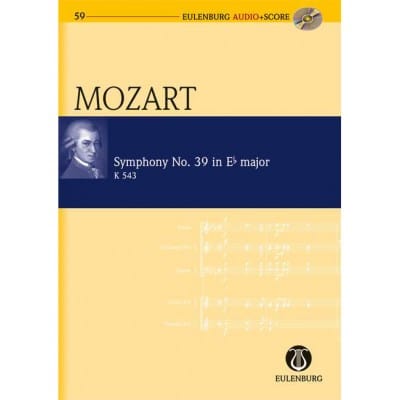  Mozart W.a. - Symphonie N°39 En Mib Majeur - Conducteur Poche + Cd