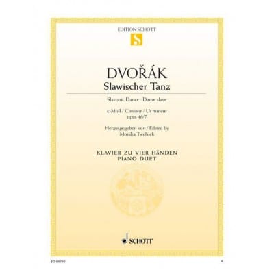  Dvorak Anton - Slavonic Dance No. 7 C Minor Op. 46/7 - Piano 