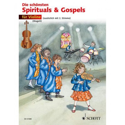 THE MOST BEAUTIFUL SPIRITUALS & GOSPELS - 1-2 VIOLONS