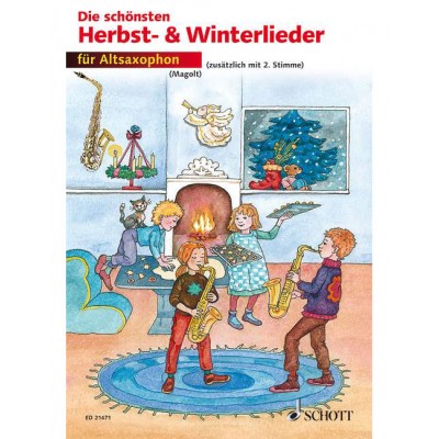  Die Schönsten Herbst- Und Winterlieder - Saxophone