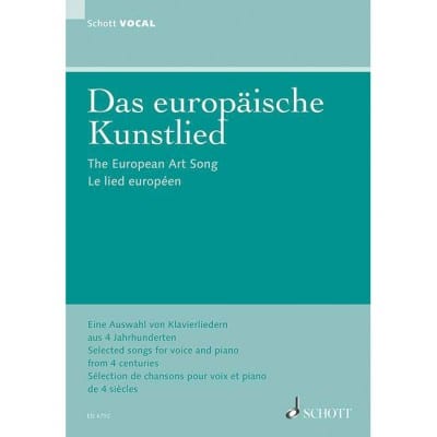  The European Kunstlied - Voice And Piano