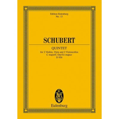  Schubert Franz - String Quintet C Major Op.163 D 956 - 2 Violins, Viola, 2 Cellos