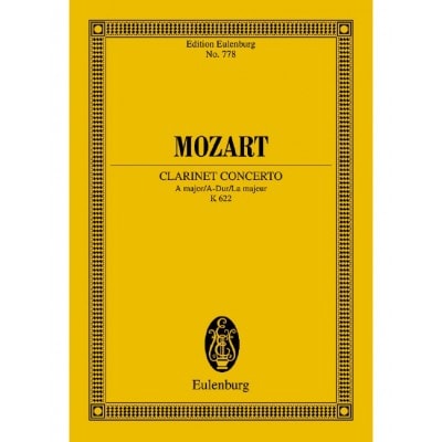 MOZART W.A. - CONCERTO A MAJOR KV 622 - CLARINET AND ORCHESTRA