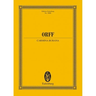  Orff Carl - Carmina Burana - Soloists (stbar), Mixed Choir (satb), Children