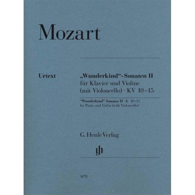  Mozart W.a. - Wunderkind Sonatas Vol. Ii K. 10-15 - Piano And Violin