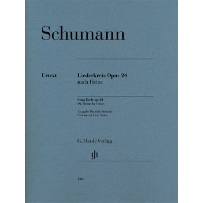SCHUMANN - SONG CYCLE OP. 24 - VOICE (T) ET PIANO