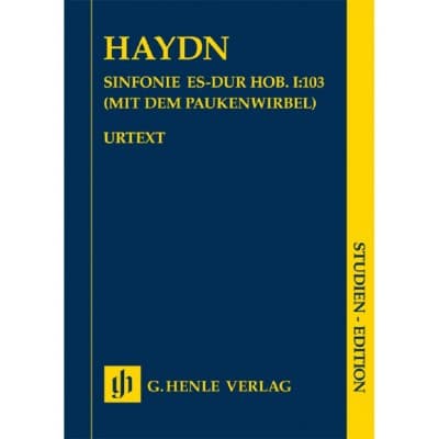 HAYDN J. - SINFONIE ES-DUR HOB. I:103 - SCORE 