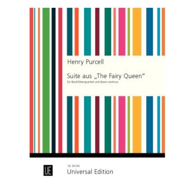 PURCELL H. - SUITE FROM  THE FAIRY QUEEN  - 4 RECORDERS 