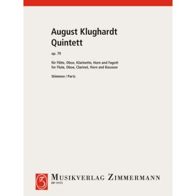 KLUGHARDT - QUINTETTE OP. 79 - FLUTE, HAUTBOIS, CLARINETTE, HOUN ET BASSOON