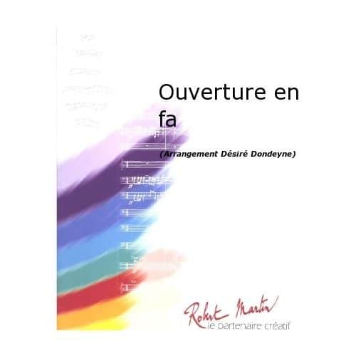 MEHUL E.N. - DONDEYNE D. - OUVERTURE EN FA