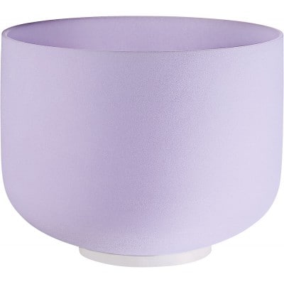 SONIC ENERGY SONIC ENERGY AMETHYST CRYSTAL SINGING BOWL, 8", NOTE B, CROWN CHAKRA - CSBA8B