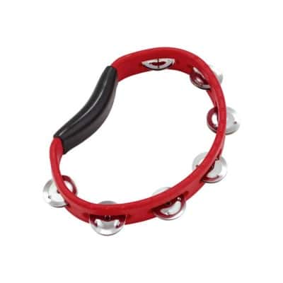 MEINL TAMBOURIN ABS DEMI LUNE 1 RANGEE CYMBALES ROUGE