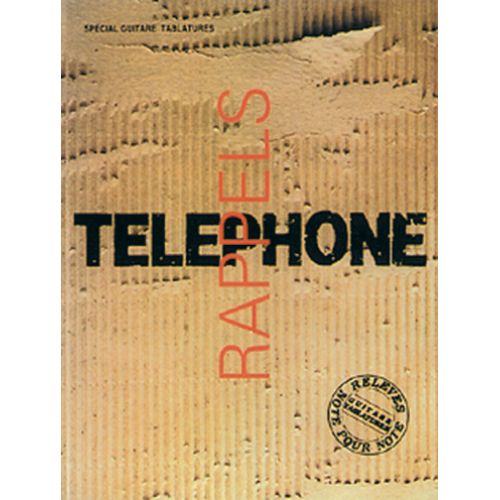 CARISCH TELEPHONE RAPPELS - GUITARE TAB