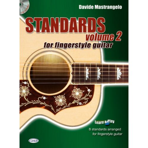 CARISCH MASTRANGELO DAVIDE - STANDARDS VOLUME 2 FOR FINGERSTYLE GUITAR + CD  | Woodbrass.com