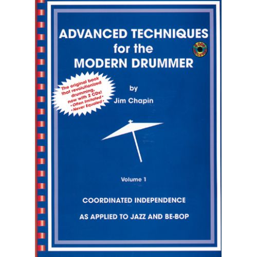 JIM CHAPIN - ADVANCED TECHNIQUES FOR THE MODERN DRUMMER VOL.1 + 2 CD