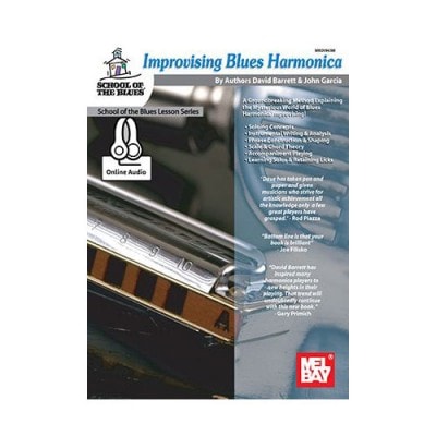 BARRETT / GARCIA - IMPROVISING BLUES HARMONICA + AUDIO ONLINE