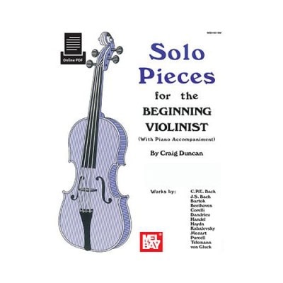 DUNCAN CRAIG - SOLO PIECES FOR THE BEGINNING VIOLINIST - VIOLIN