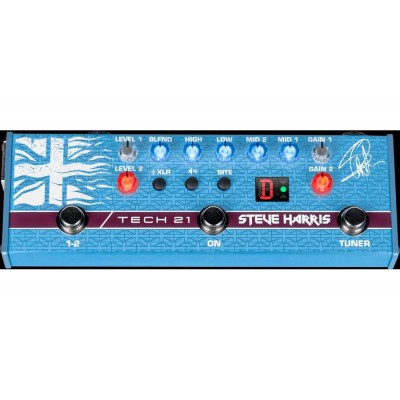 TECH21 SH1 STEVE HARRIS SIGNATURE PEDAL PREAMPLIFICATEUR POUR BASSE