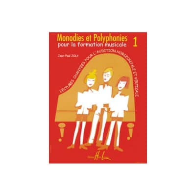  Joly Jean-paul - Monodies Et Polyphonies Vol.1